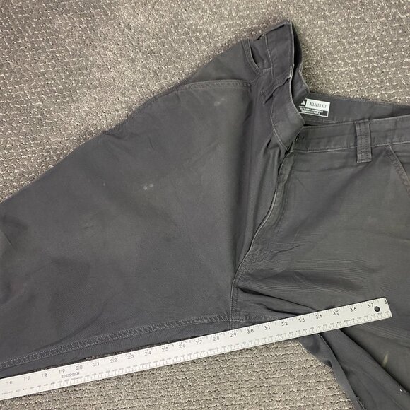 Carhartt Rugged Flex Relaxed Fit Canvas Work Pants Men's 38 x 30 Fits 39x29 Gray - Picture 15 of 16